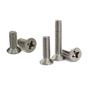 Machine Screw - Flat Head Phillips Countersunk Screws