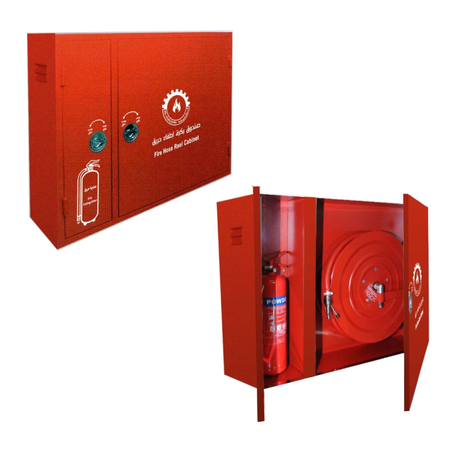 Fire Cabinet Double Doors - Mounted Type (Outside Wall)